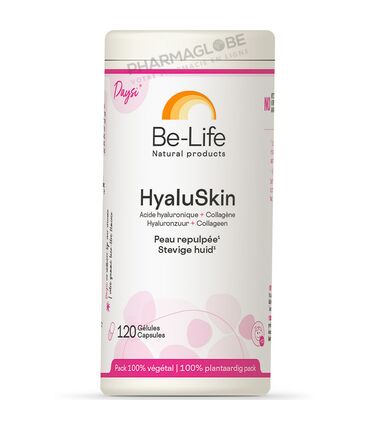 HyaluSkin-Acide-Hyaluronique-Collagène-120-gélules-Be-Life-Bio-Life-Daysi-Peau-Repulpée-pharmaglobe.lu