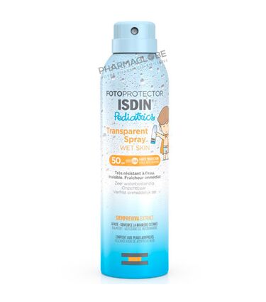 ISDIN-Fotoprotector-Transparent-Spray-Wet-Skin-Pediatrics-SPF50-250ml-pharmaglobe.lu