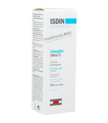 ISDIN-Ureadin-Ultra-30-Crème-Exfoliante-Tube-50ml-Peau-Epaissie-Durillons-pharmaglobe.lu