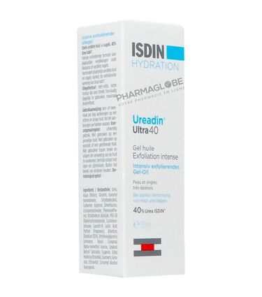 ISDIN-Ureadin-Ultra-40-Gel-Huile-Exfoliant-Tube-30-ml-Callosités-Localisées-Ongles-Malformés-pharmaglobe.lu