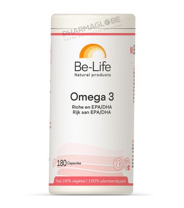 Omega-3-180-Capsules-Be-Life-Bio-Life-pharmaglobe.lu