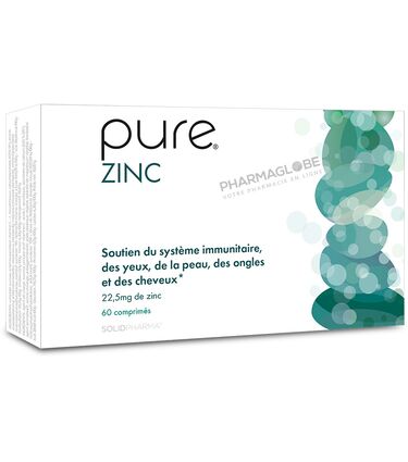 Pure-Zinc-22.5-mg-60-Comprimés-Solidpharma-pharmaglobe.lu