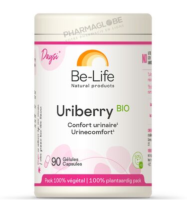 Uriberry-90-Gélules-Be-Life-Bio-Life-Daysi-Confort-Urinaire-pharmaglobe.lu