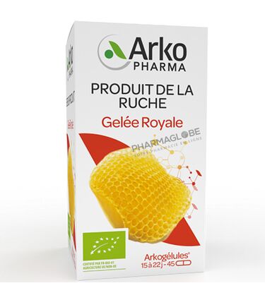 Arkopharma-Arkogélules-Gelée-Royale-BIO-45-Gélules-pharmaglobe.lu