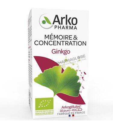 Arkopharma-Arkogélules-Ginkgo-BIO-45-Gélules-pharmaglobe.lu