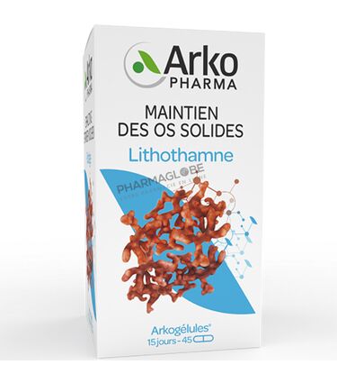 Arkopharma-Arkogélules-Lithothamne-Basidol-45-Gélules-Minéralisation-Osseuse-pharmaglobe.lu