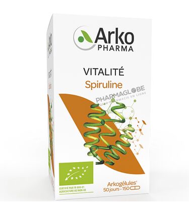 Arkopharma-Arkogélules-Spiruline-BIO-150-Gélules-pharmaglobe.lu