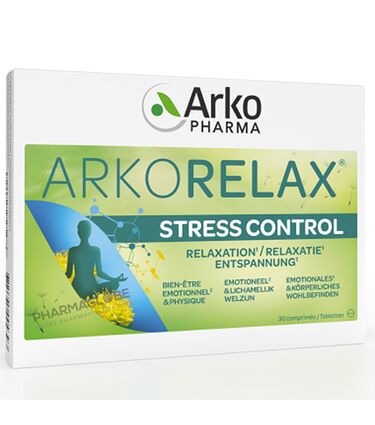 Arkopharma-Arkorelax-Stress-Control-30-Comprimés-pharmaglobe.lu