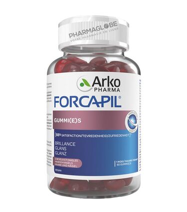 Forcapil-Gummies-Goût-de-Fruits-60-Gummies-Arkopharma-pharmaglobe.lu