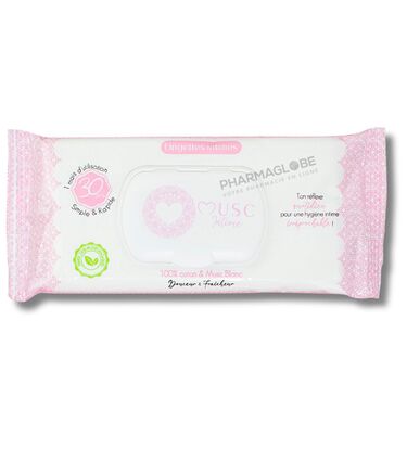 MUSC-INTIME-MUSC-BLANC-L-IRRÉSISTIBLE-LINGETTES-intimes-pharmaglobe.lu