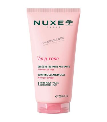NUXE-VERY-ROSE-GELEE-NETTOYANTE-APAISANTE-150ML-pharmaglobe.lu