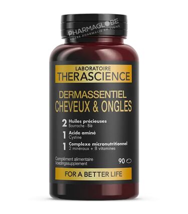 Therascience-Dermassentiel-Cheveux&Ongles-90-Capsules-pharmaglobe.lu