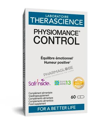 Therascience-Physiomance-Control-60-Capsules-Griffonia-et-Safran-Equilibre-Emotionnel-pharmaglobe.lu