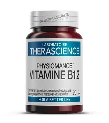 Therascience-Physiomance-Vitamine-B12-90-Comprimés-à-Croquer-Energie-Réduction-de-la-Fatigue-pharmaglobe.lu