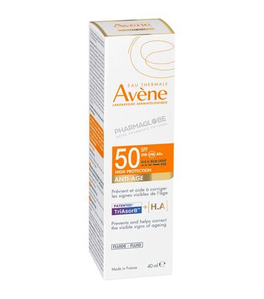 AVENE-SOLAIRE-SPF50+-FLUIDE-ANTI-AGE-40ML-pharmaglobe.lu