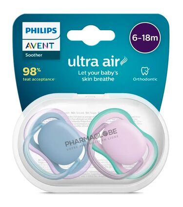 AVENT-SUCETTE-+6M-AIR-LILAS-BLEU-X2-tetines-bebe-plus-6-mois-philips.lu