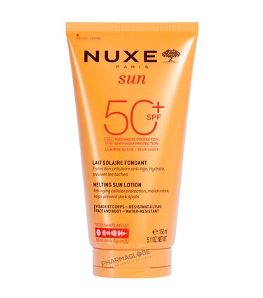 NUXE-SUN-LAIT-SOLAIRE-FONDANT-SPF50+-150ML-pharmaglobe.lu