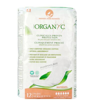 ORGANYC-SERVIETTE-MATERNITE-1ER-JOUR-A12-serviettes-post-partum-pharmaglobe.lu
