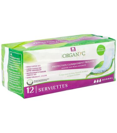 ORGANYC-URINAIRE-SERVIETTES-NORMAL-A-12-fuites-urinaires-pharmaglobe.lu
