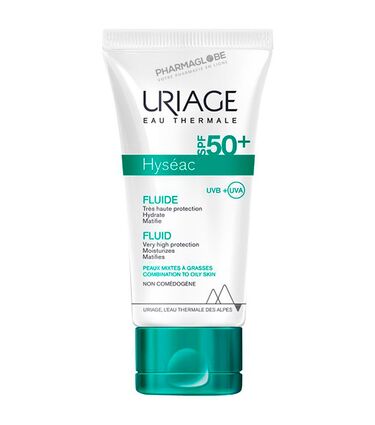 URIAGE-HYSEAC-FLUIDE-SPF50+-50ML-protection-solaire-pharmaglobe.lu