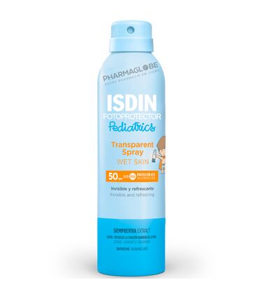 ISDIN-Fotoprotector-Transparent-Spray-Wet-Skin-Pediatrics-SPF-50-250ml-pharmaglobe.lu