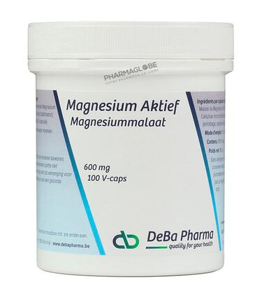 MAGNESIUM-ACTIF-100-CAPS-600-MG-DEBA-MALAT-pharmaglobe.lu