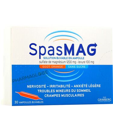 Spasmag-Solution-Buvable-30-Ampoules-de-5-ml-Médicament-Carences-en-Magnésium-pharmaglobe.lu