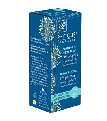 Phytolis-Propolis-Spray-Buccale-Flacon-30ml-Revogan-spray-gorge-propolis-sauge-echinacea-thym-pharmaglobe.lu