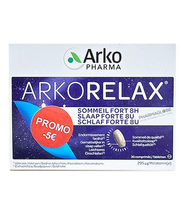 Arkopharma-ARKORELAX-SOMMEIL-FORT-8H-30-Comprimes-PROMO-pharmaglobe.lu