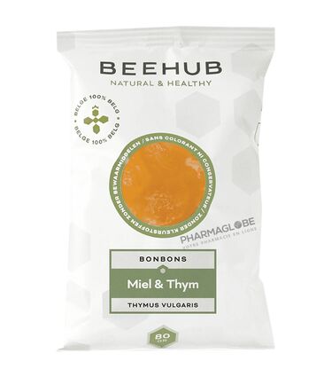 BEEHUB-BONBONS-MIEL-&-THYM-80G-pharmaglobe.lu