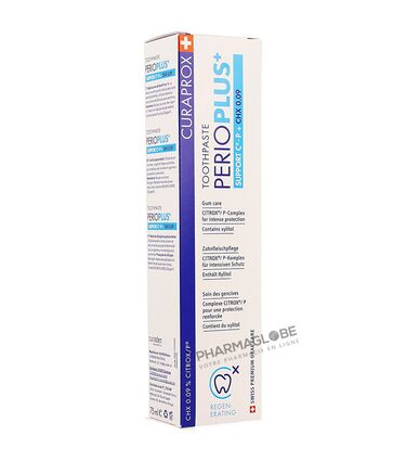 CURAPROX-PERIO+-TOOTHPASTE-0,09-pourcent-chlorexidine-dentifrice-soin-gencives-pharmaglobe.lu