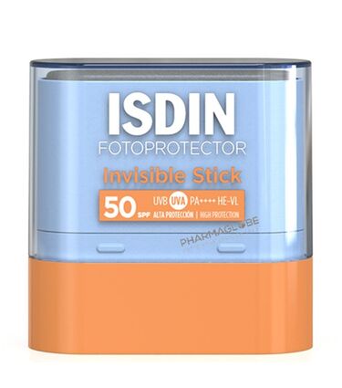 isdin-fotoprotector-invisible-stick-spf50-10-g-protection-solaire-zones-sensibles-pharmaglobe.lu