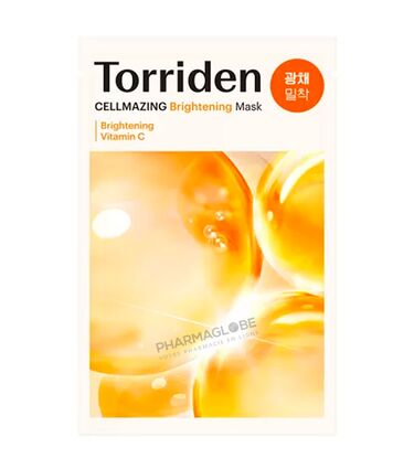 TORRIDEN-MASQUE-VITAMINE-C-ECLAIRCISSANT-illuminer-teint-diminuer-taches-pharmaglobe.lu