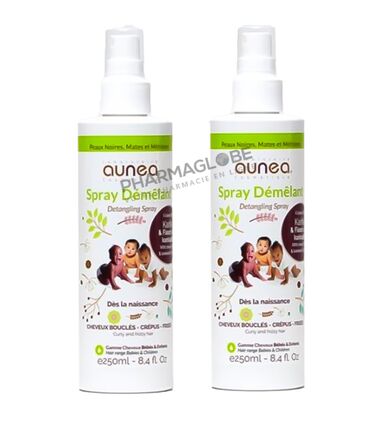 AUNEA-LOT-DE-SPRAY-2X250ML-spray-demelant-cheveux-boucles-crepus-pharmaglobe.lu