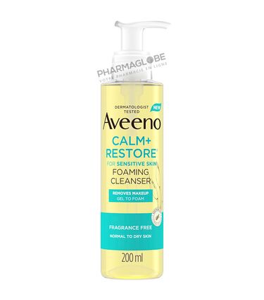 AVEENO-CALM+RESTORE-NETTOYANT-MOUSSANT-200ML-pharmaglobe.lu