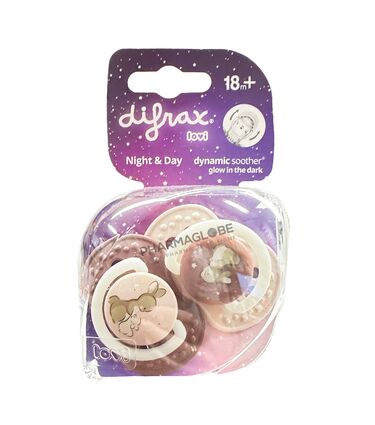 DIFRAX-SUCETTE-DYN-DAY&NIGHT-+18M-ASSORTI-A2-tetines-sucettes-bebe-plus-de-18-mois-rose-pharmaglobe.lu
