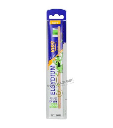 ELGYDIUM-Brosse-A-Dents-KIDS-BOIS-ECO-FRIENDLY-SOUPLE-pharmaglobe.lu