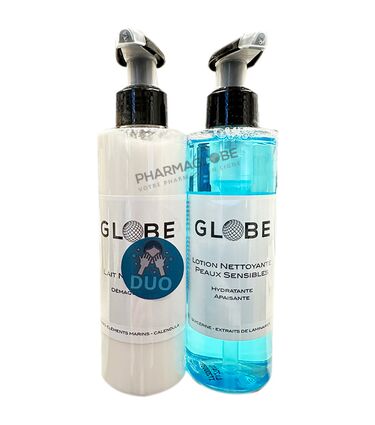 Globe-Lait-Démaquillant-Lotion-Peaux-Sensibles-Duo-pharmaglobe.lu