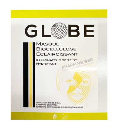 Globe-Masque-Biocellulose-Eclaircissant-3-masques-8ml-pharmaglobe.lu