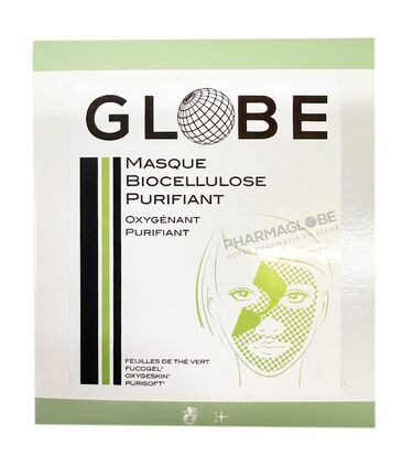 Globe-Masque-Biocellulose-Purifiant-3-masques-8ml-pharmaglobe.lu