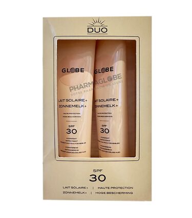 Globe-Sunpro-Lait-Solaire-SPF30-Duo-2-tube-100ml-pharmaglobe.lu