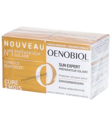 OENOBIOL-SUN-EXPERT-2-boites-30-CAPSULES-complement-alimentaire-preparation-solaire-pharmaglobe.lu
