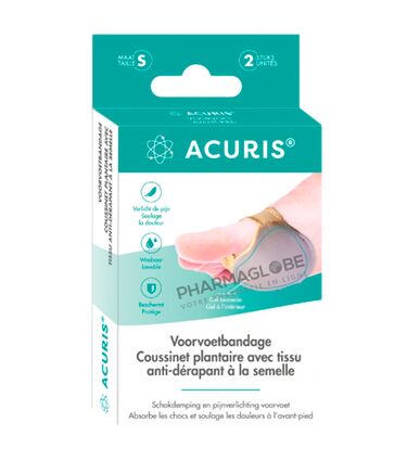 ACURIS-COUSSINET-PLANTAIRE-plus-SEMELLE-Anti-DERAPANTE-taille-S-pharmaglobe.lu