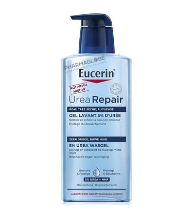 EUCERIN-GEL-NETTOYANT-5-pour-cent-UREE-400-ML-pharmaglobe.lu