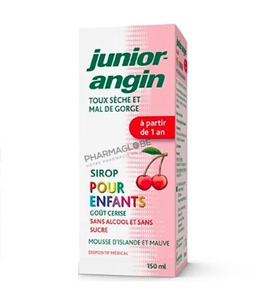 JUNIOR-ANGIN-SIROP-150-ML-Junior-Angin-Sirop-Pour-Enfants-Flacon-150ml-Goût-Cerise-Toux-Sèche-Mal-de-Gorge-pharmaglobe.lu