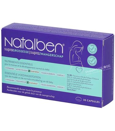 Natalben-Supra-Grossesse-30-Capsules-1-mois-Femmes-Enceintes-pharmaglobe.lu