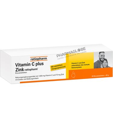 VITAMIN-C-PLUS-ZINK-RATIOPHARM-20-BRAUSETABLeTTEN-pharmaglobe.lu