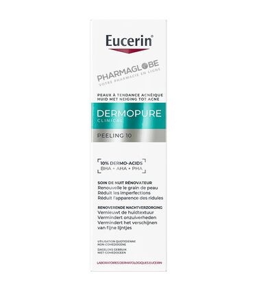 EUCERIN-DERMOPURE-CLINICAL-PEELING-10-40ML-soin-de-nuit-renovateur-pharmaglobe.lu
