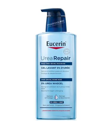 EUCERIN-UREAREPAIR-GEL-LAVANT-5-pourcent-400ML-pharmaglobe.lu