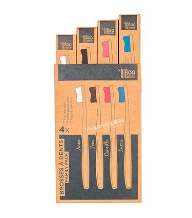 BROSSE-BAMBOO-FAMILY-PACK-4-brosses-a-dents-en-bamboo-pharmaglobe.lu